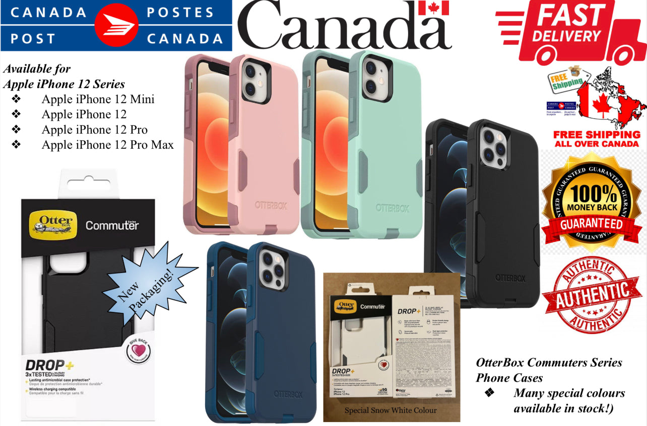 OtterBox Commuter Series Phone Case- for Apple iPhone 12 Series (special new colours available!) - Super Savings Technologies Co.,LTD OtterBox Commuter Series Phone Case- for Apple iPhone 12 Series (special new colours available!) - Super Savings Technologies Co.,LTD